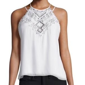 Parker Ivory Tank Top Like New Size Small